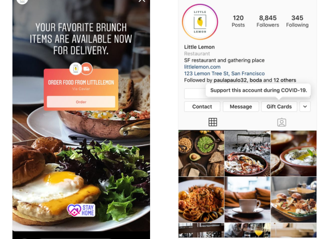 インスタグラムからデリバリー テイクアウト ギフトカードの注文が可能に 全てのwebサイトを次のステージへ インスタグラムからデリバリー テイクアウト ギフトカードの注文が可能に 全てのwebサイトを次のステージへ
