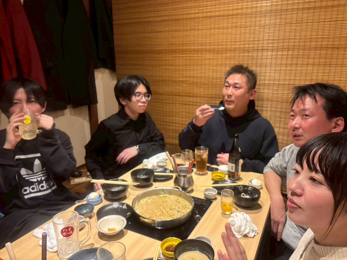 株式会社クロスフォース2025年忘年会一次会３